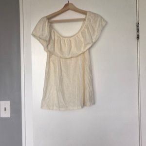 Cute off the shoulder t